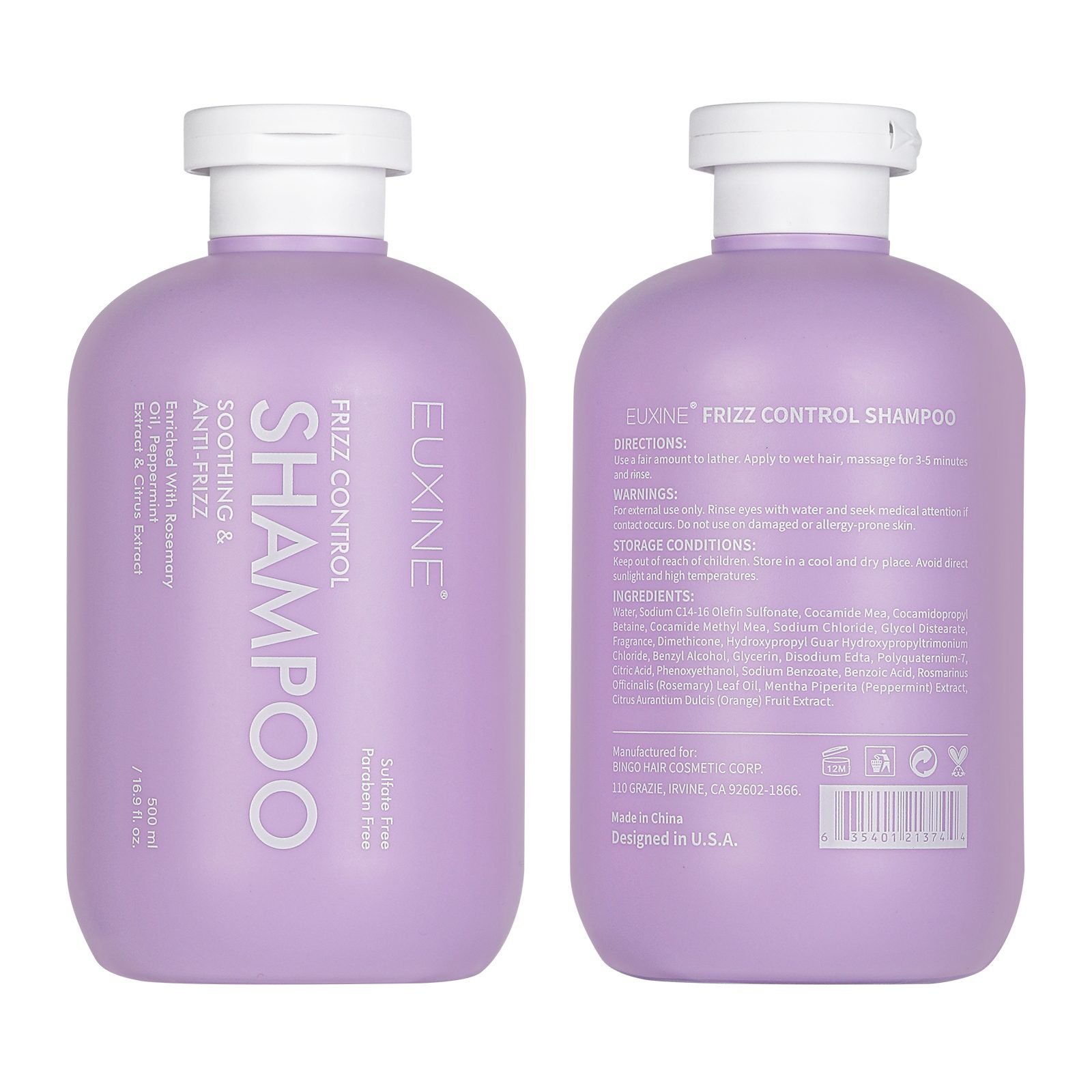 EUXINE 5-Color Shampoo & Conditioner