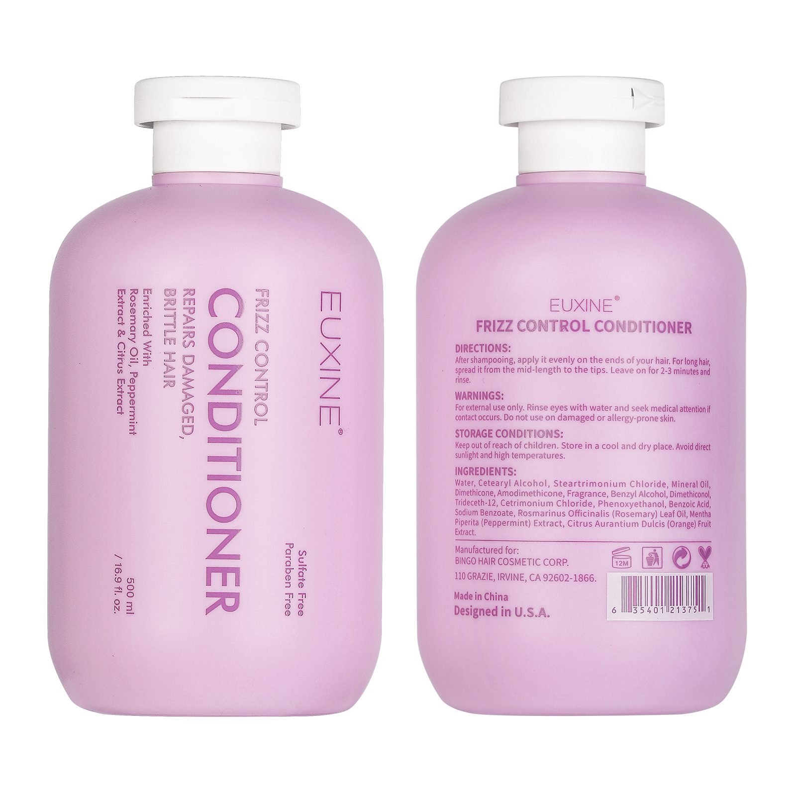 EUXINE 5-Color Shampoo & Conditioner