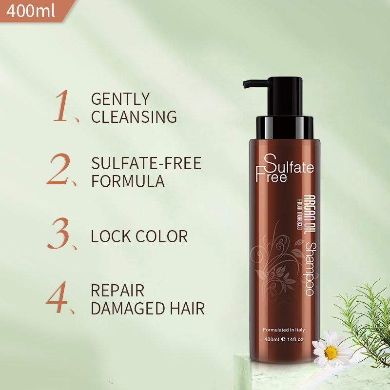 Sulfate-Free Moroccan Shampoo 400ml