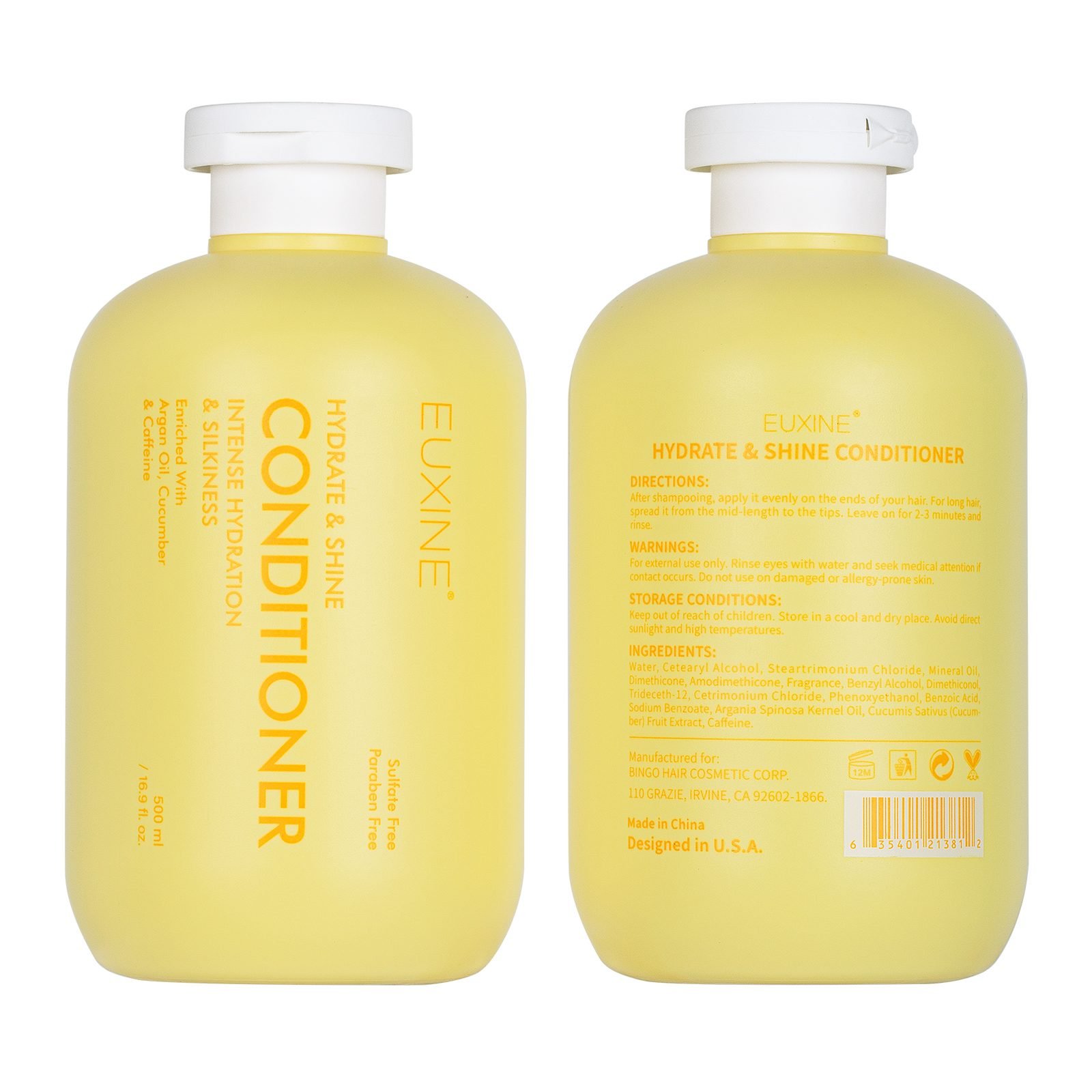 EUXINE 5-Color Shampoo & Conditioner