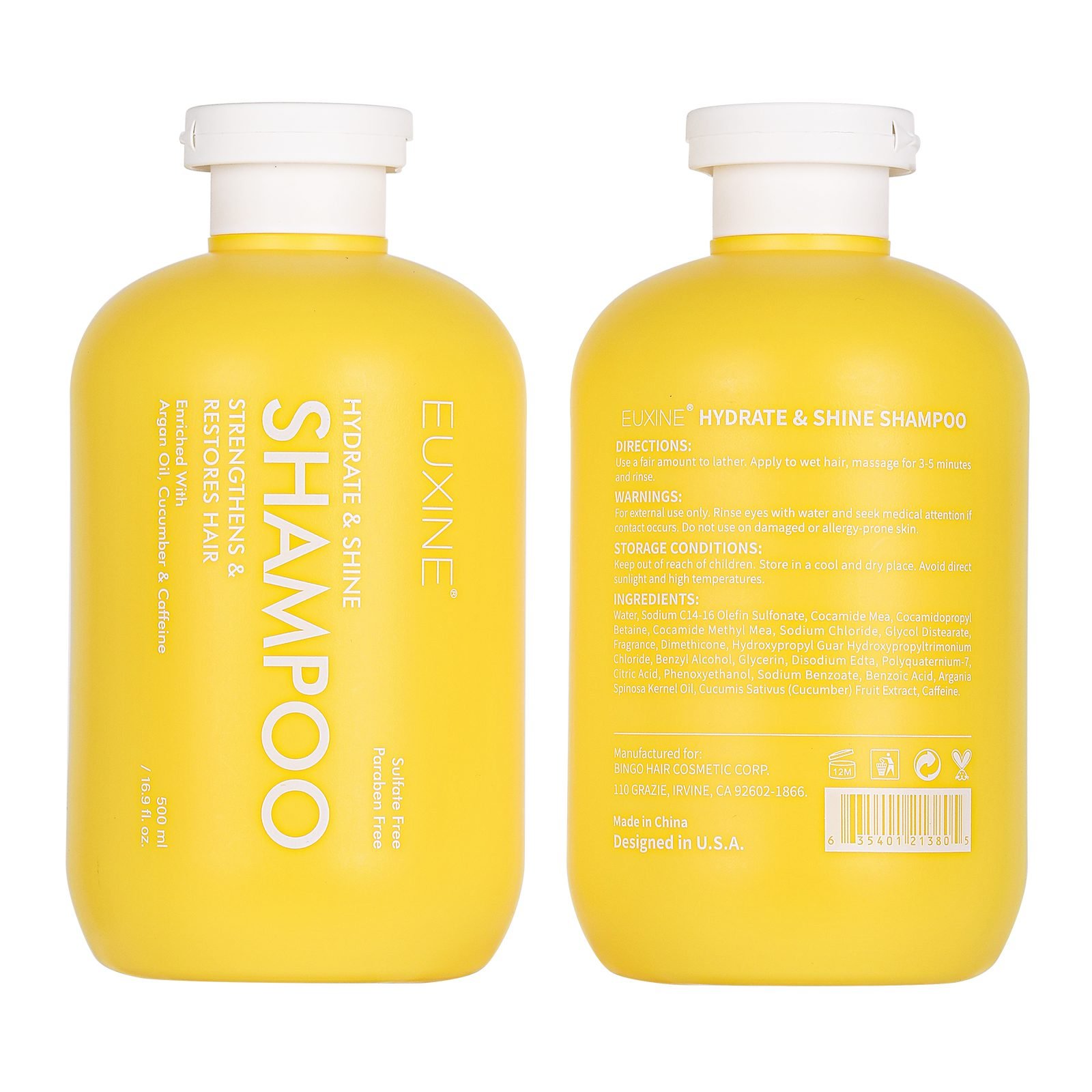 EUXINE 5-Color Shampoo & Conditioner
