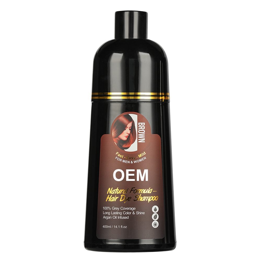 NUSPA Hair Color Shampoo (Black & Brown)