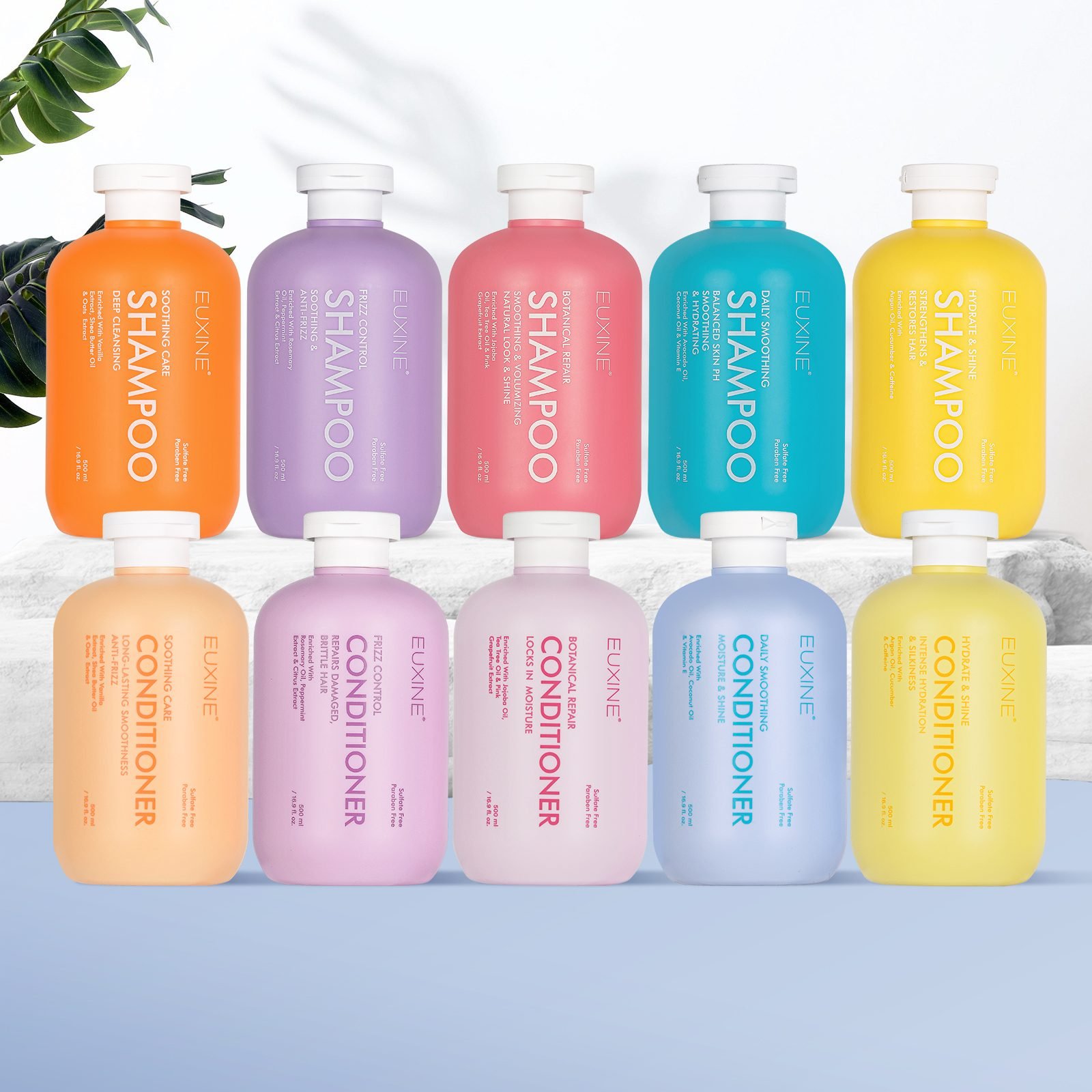 EUXINE 5-Color Shampoo & Conditioner