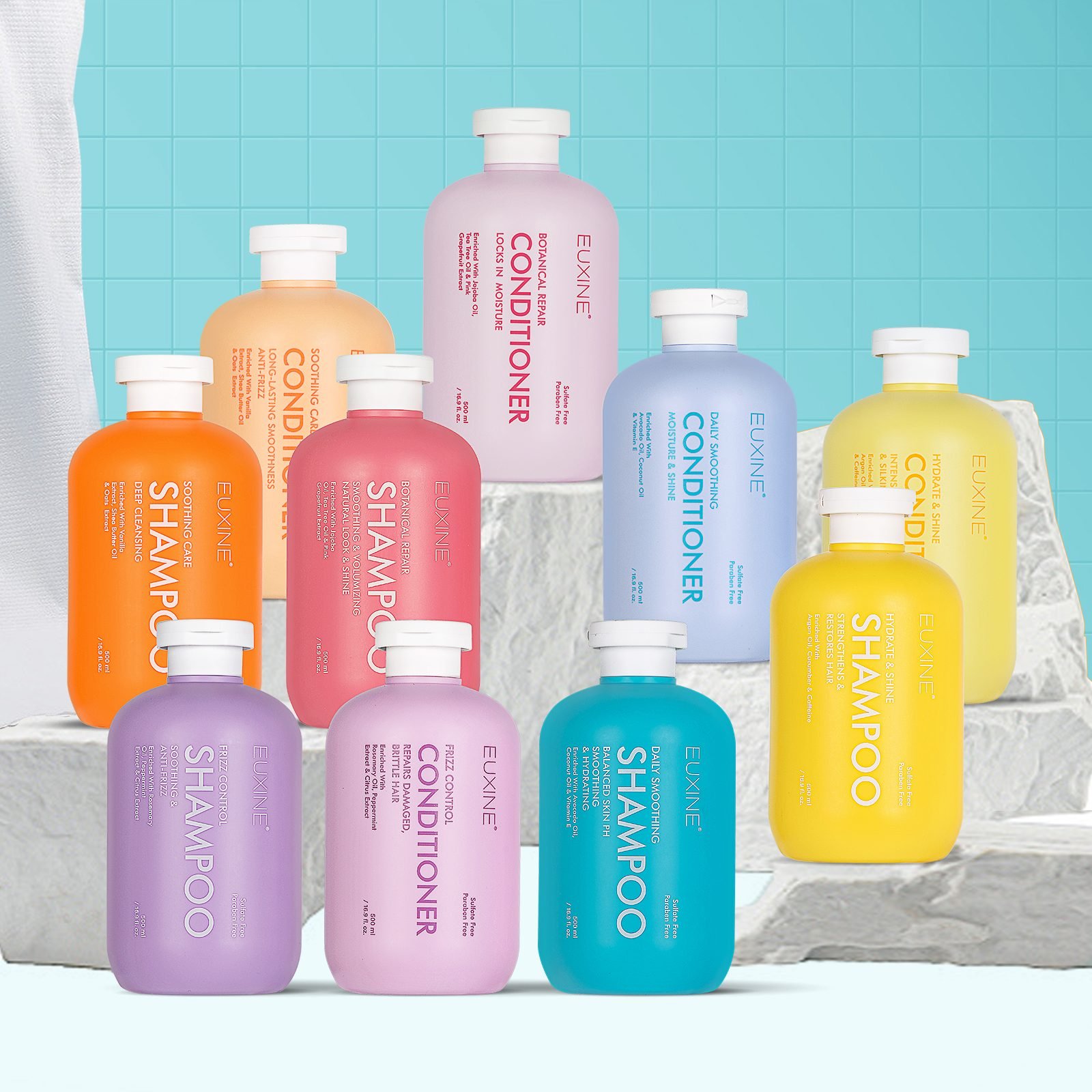 EUXINE 5-Color Shampoo & Conditioner